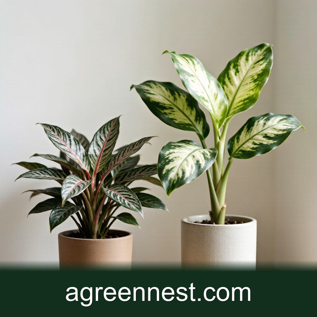 Aglaonema vs Dieffenbachia: Spot the Difference
