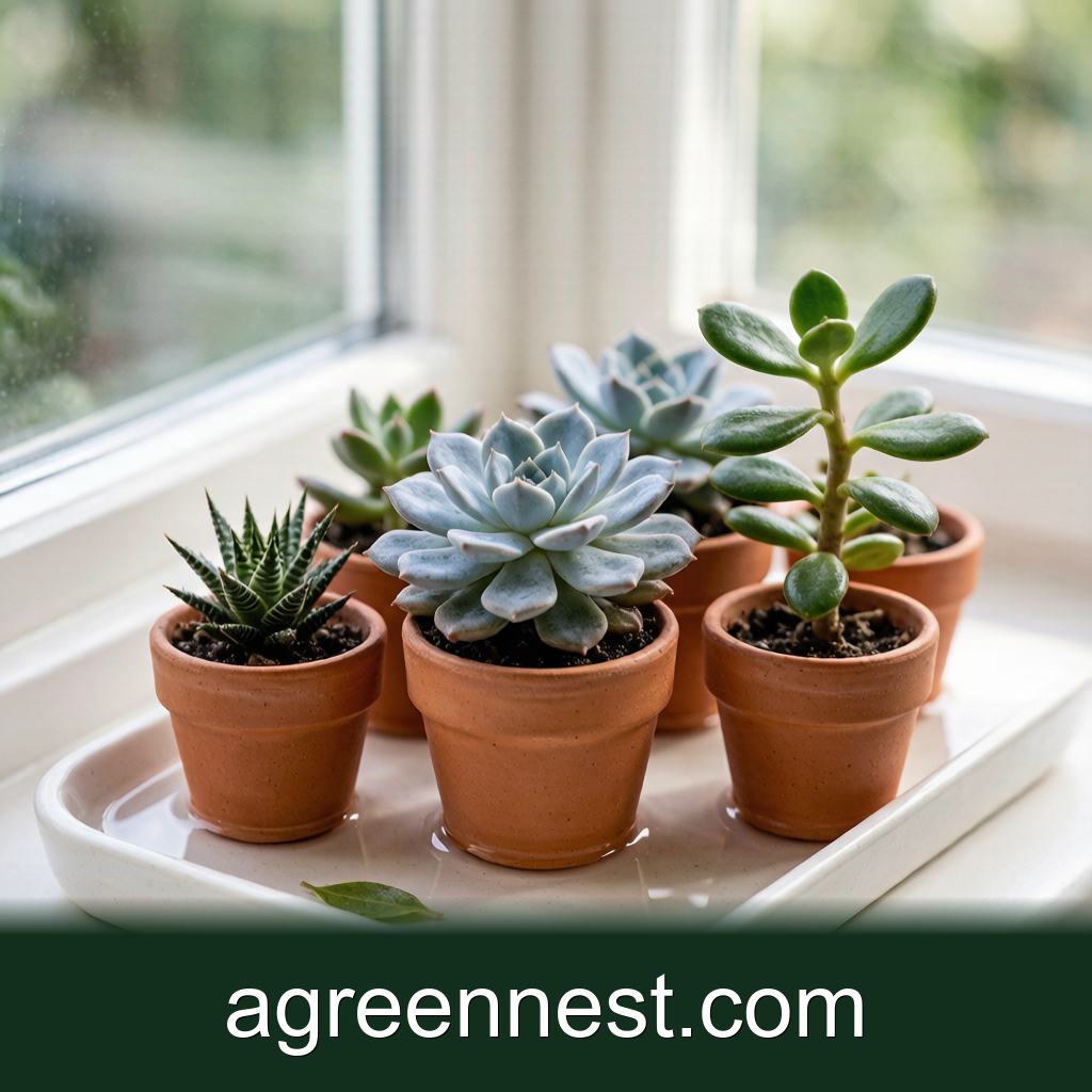 Succulent Care — I Bottom-Watered Succulents for 8 Weeks: Results