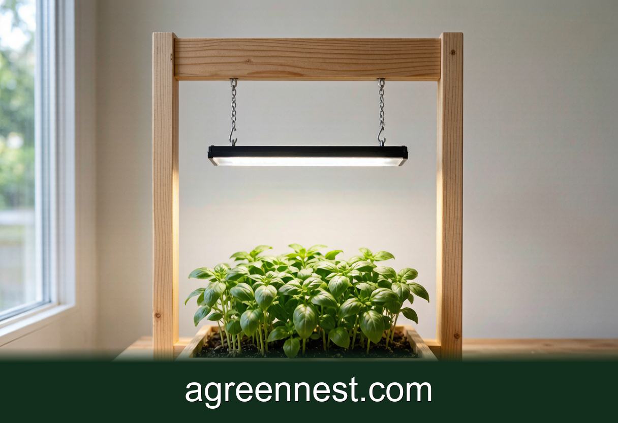 DIY Plant Projects — Build an Adjustable Grow Light Stand for $28
