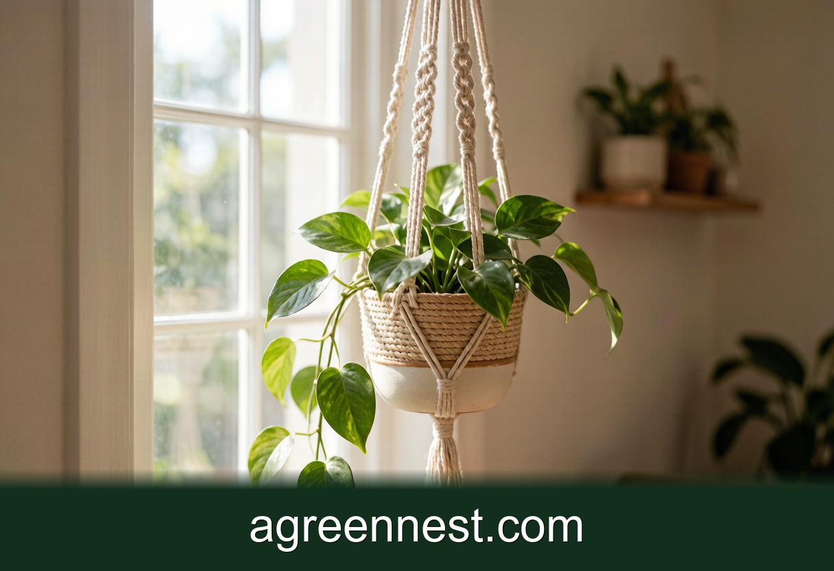 Build a Macrame Plant Hanger From Paracord
