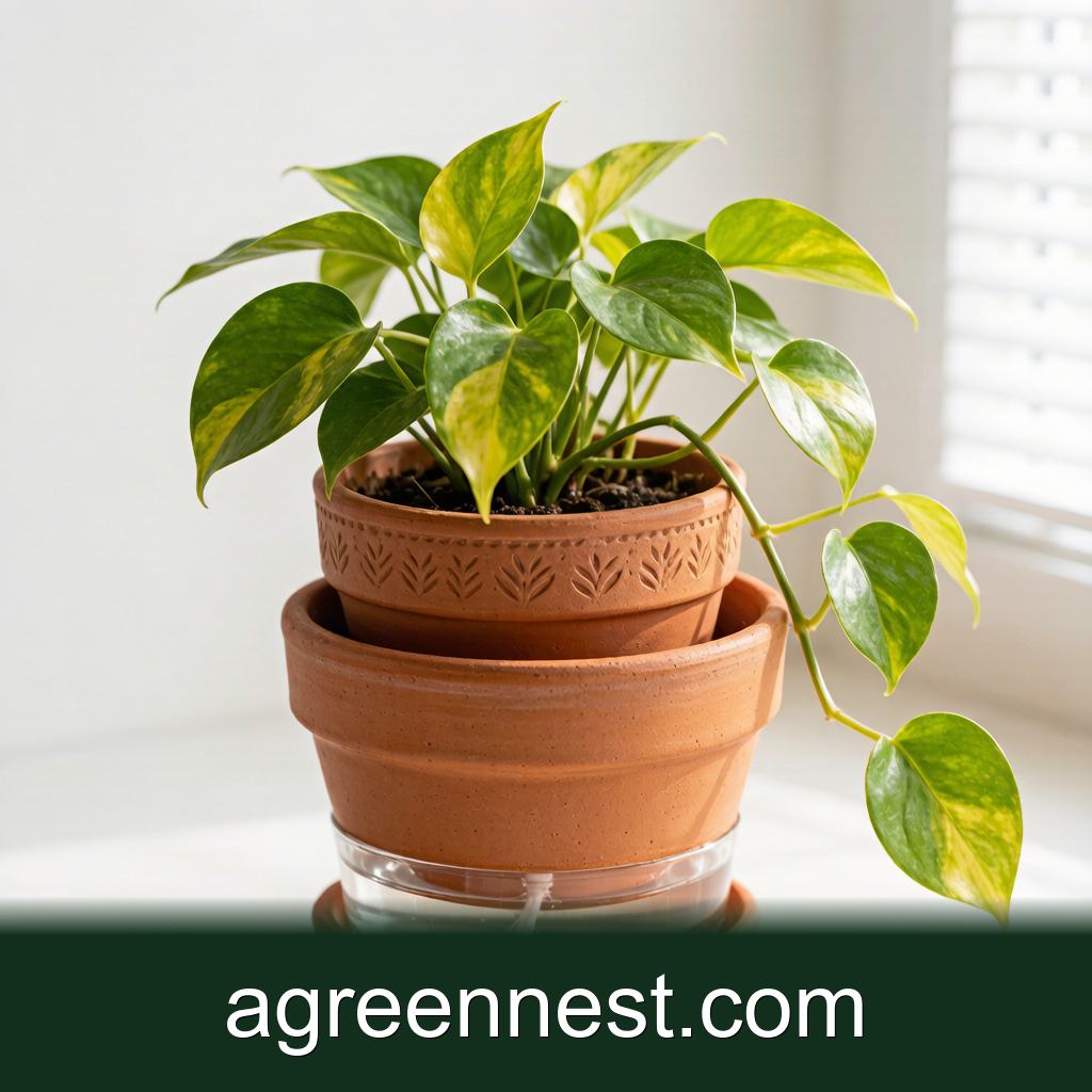 Build a Self-Watering Planter from Two Pots