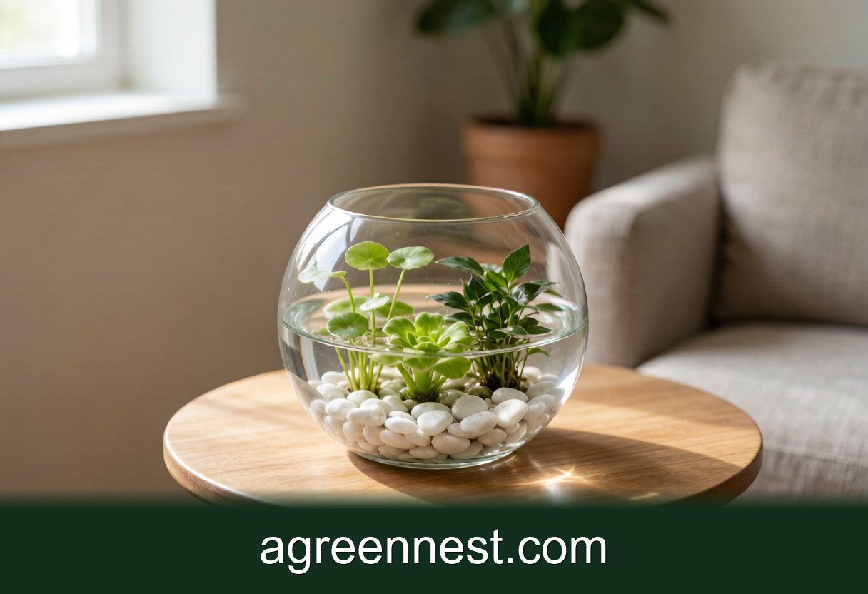 DIY Plant Projects — Build a Tabletop Water Garden in a Bowl — No Soil, No Pump