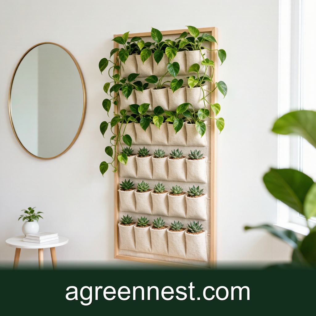 Build a Wall Planter for Live Plants
