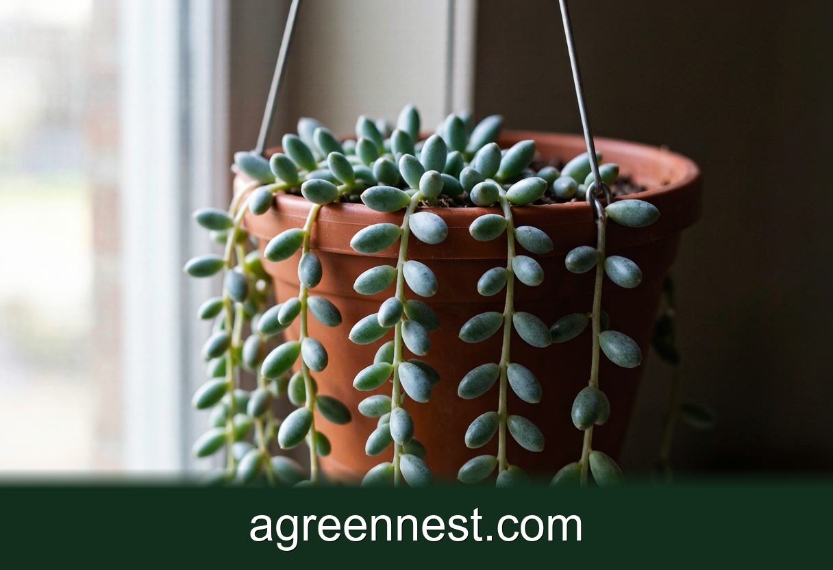 Succulent Care — Burro's Tail Care: Trailing Sedum That Stays Plump