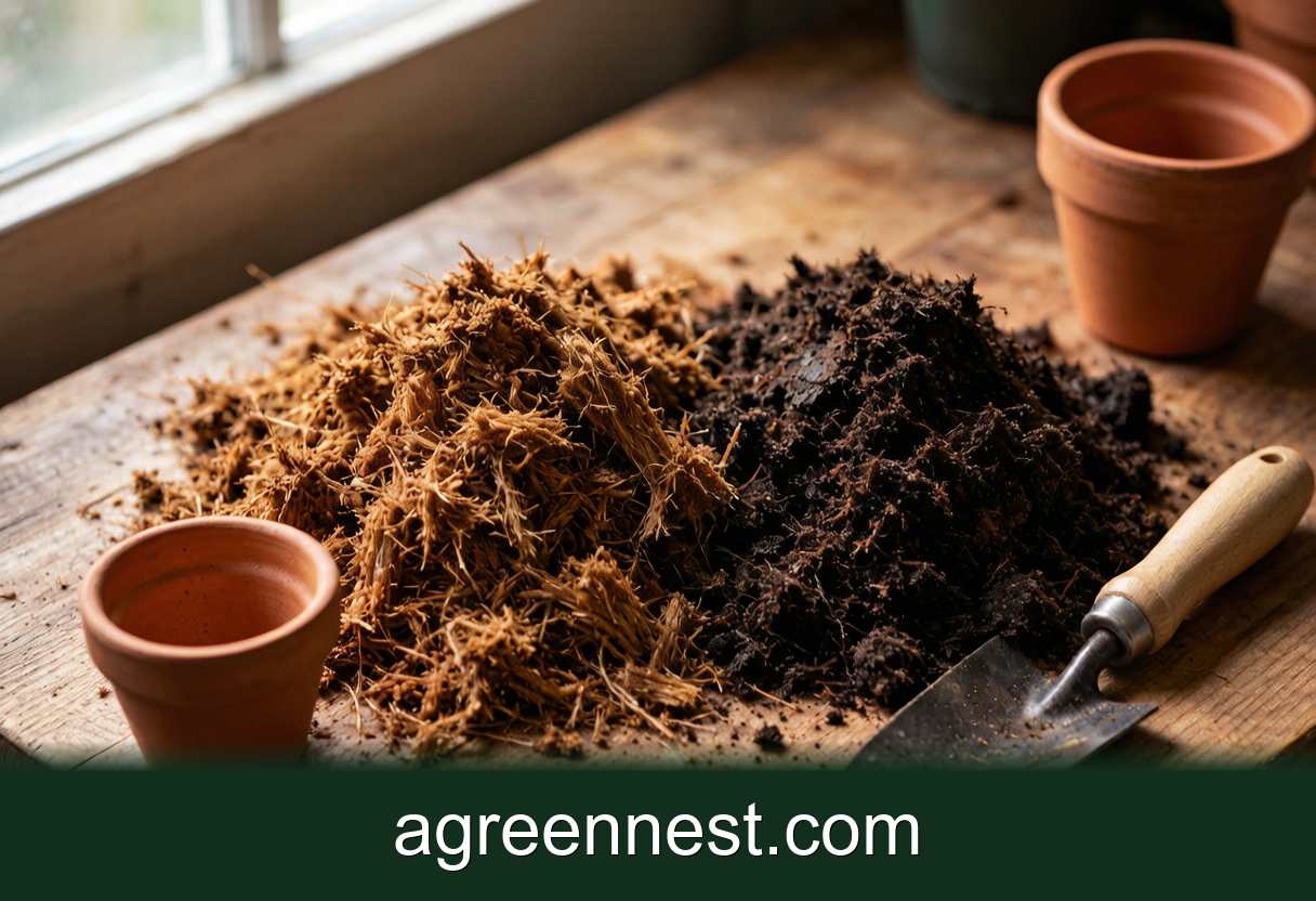 Plant Care Accessories — Coco Coir vs Peat Moss for Houseplants