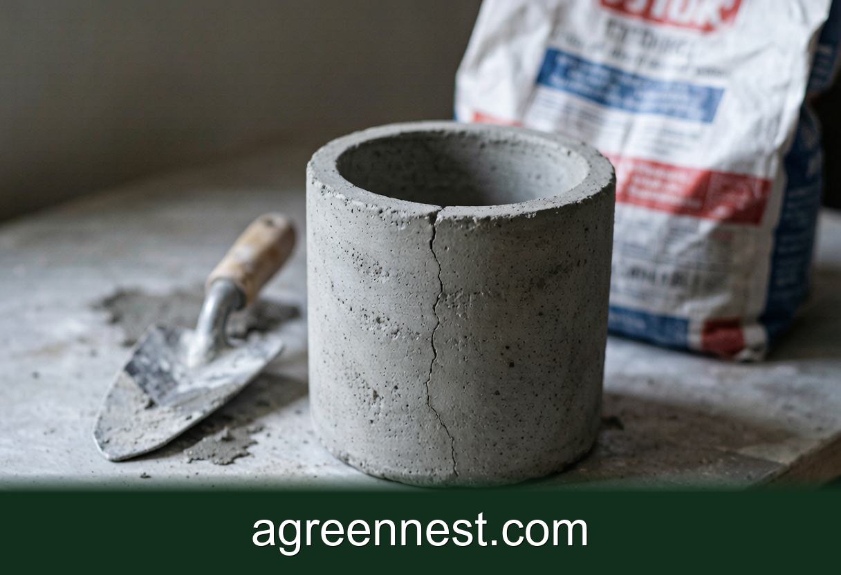 Why DIY Concrete Planters Crack (And How to Fix It)