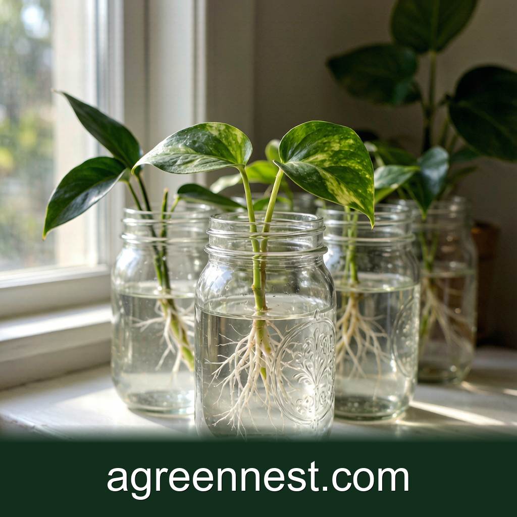 DIY Plant Projects — Build a Water Propagation Jar Garden in 30 Minutes