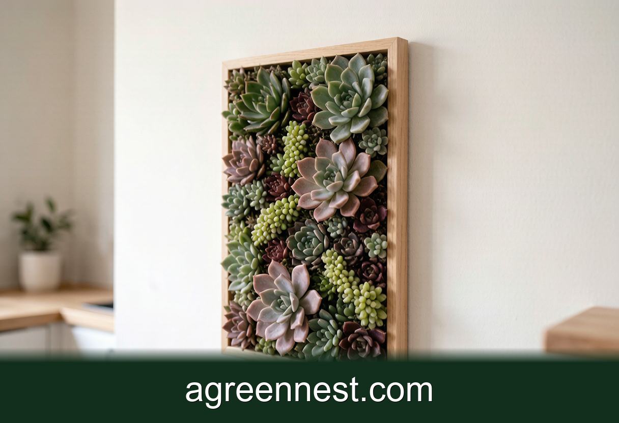 Build a Vertical Succulent Frame That Lasts