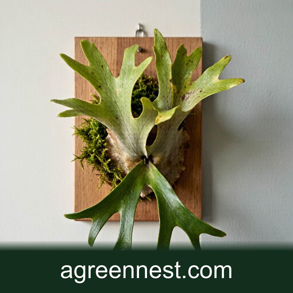 Mount a Staghorn Fern on a Wood Board