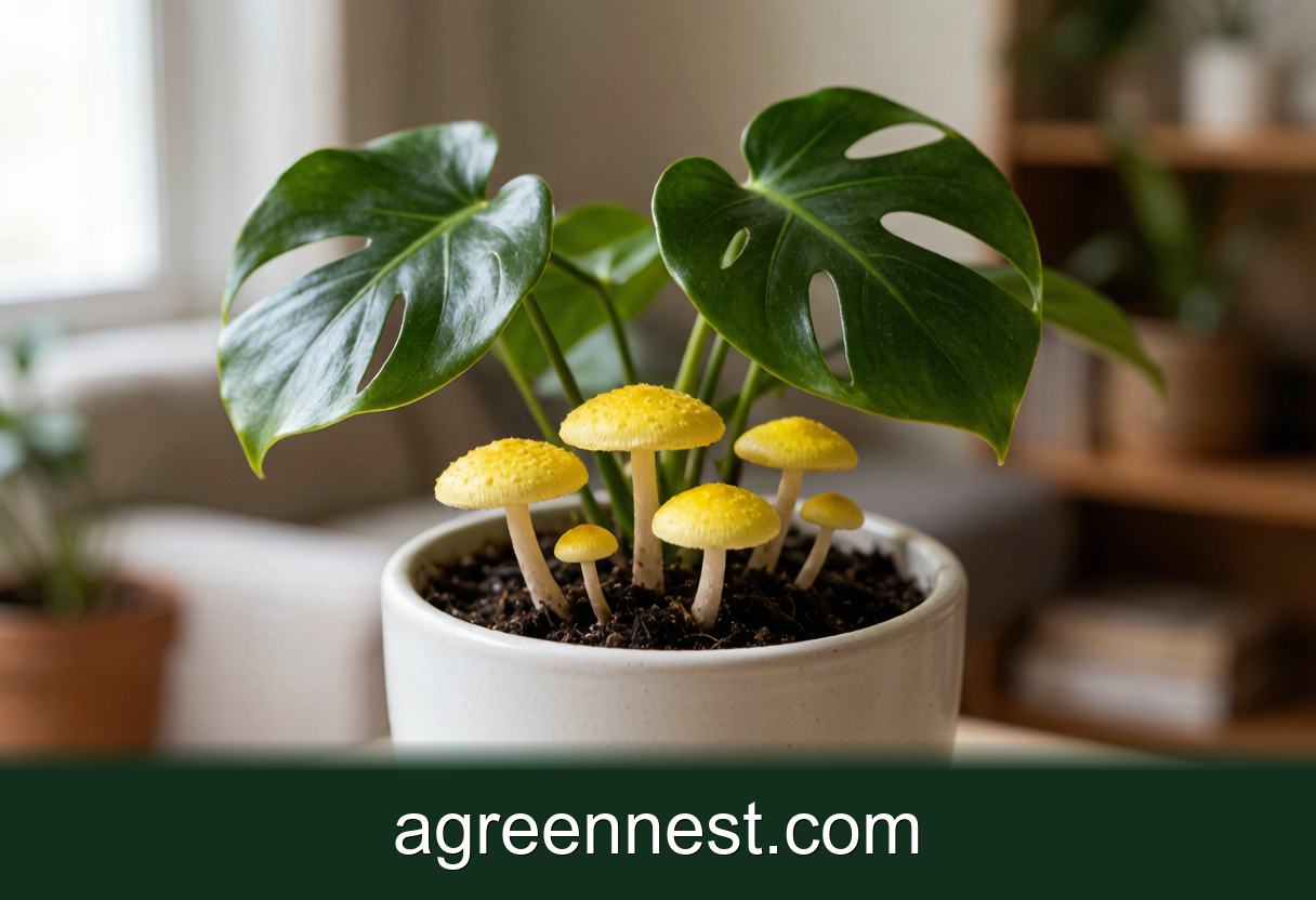 Plant Pests & Diseases — Mushrooms in Houseplant Soil: Harmless or a Warning?