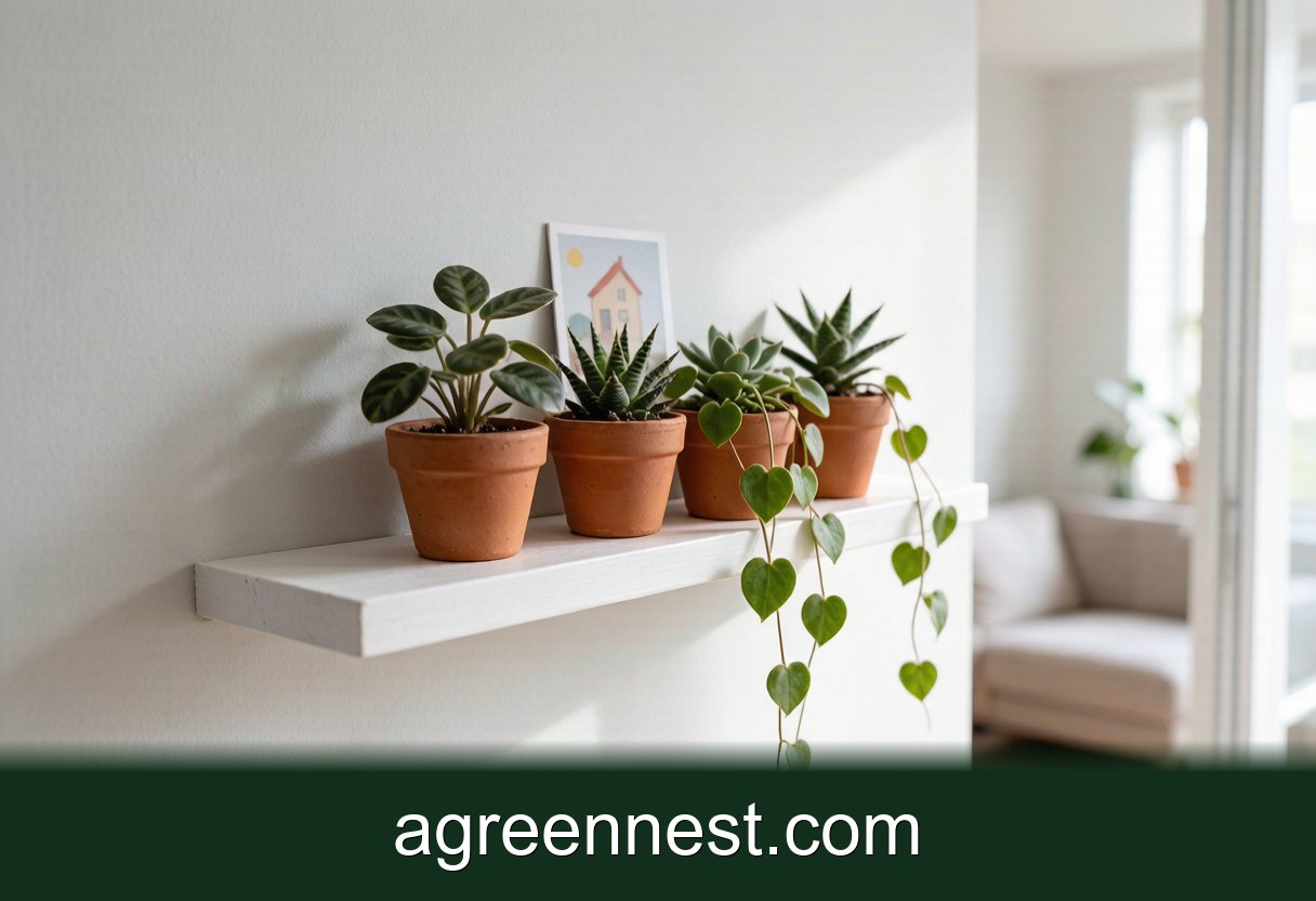 Plant Styling & Display — Picture Ledge Plant Styling: Big Impact, 9 cm Deep