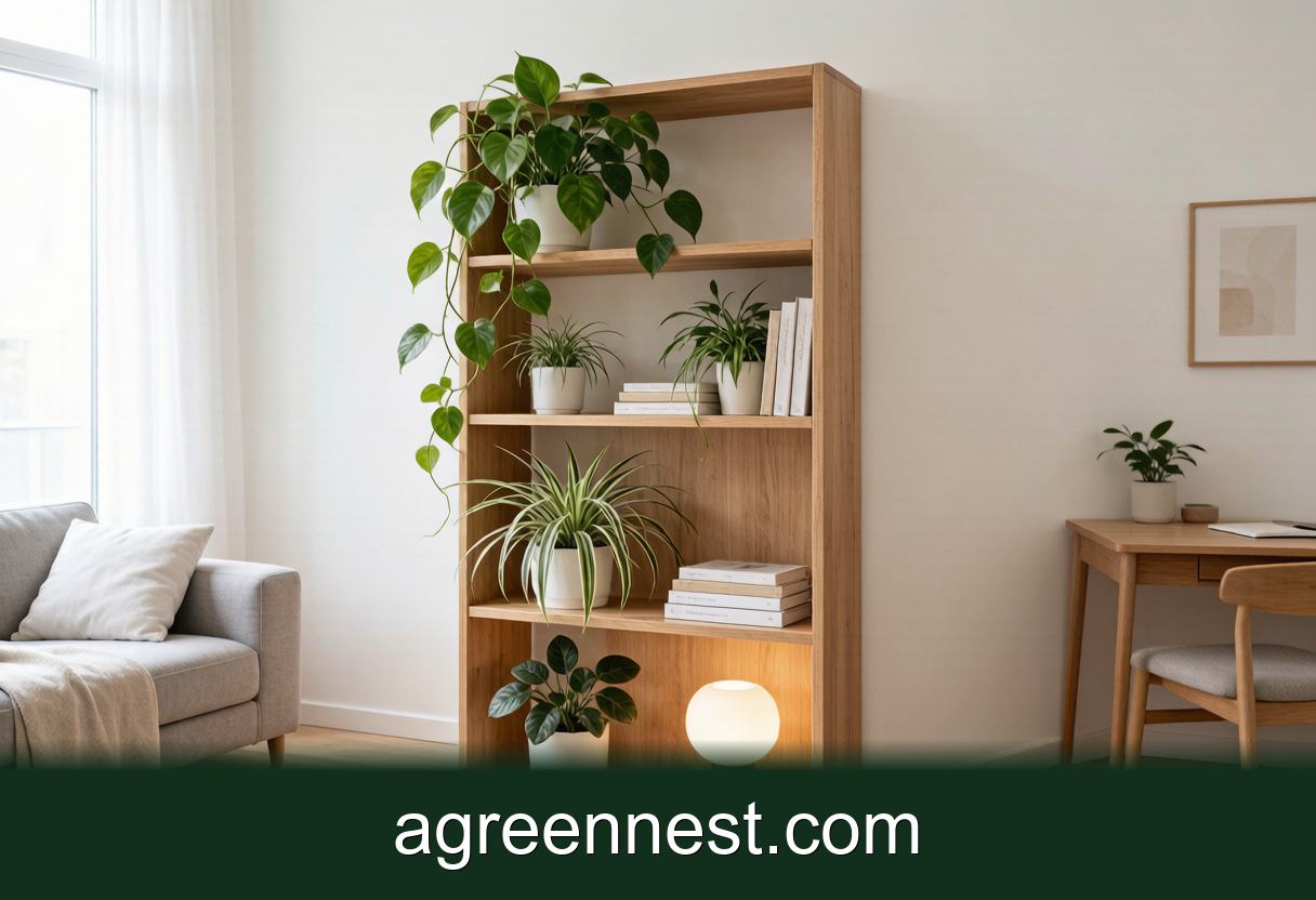 Plant Styling & Display — Style Plants as a Room Divider That Lets Light Through