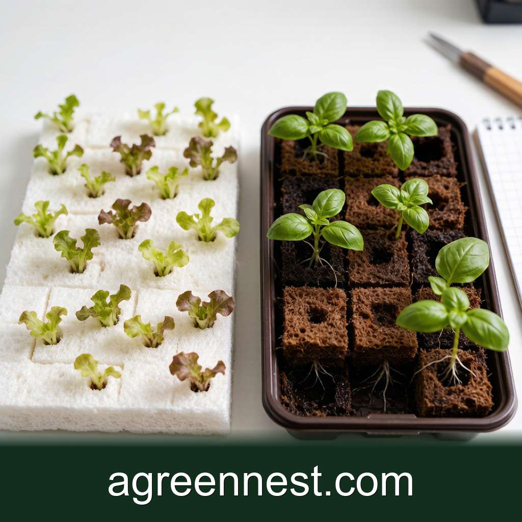 Hydroponic Growing — Rockwool vs Sponge Plugs: Which Starts Seeds Better?