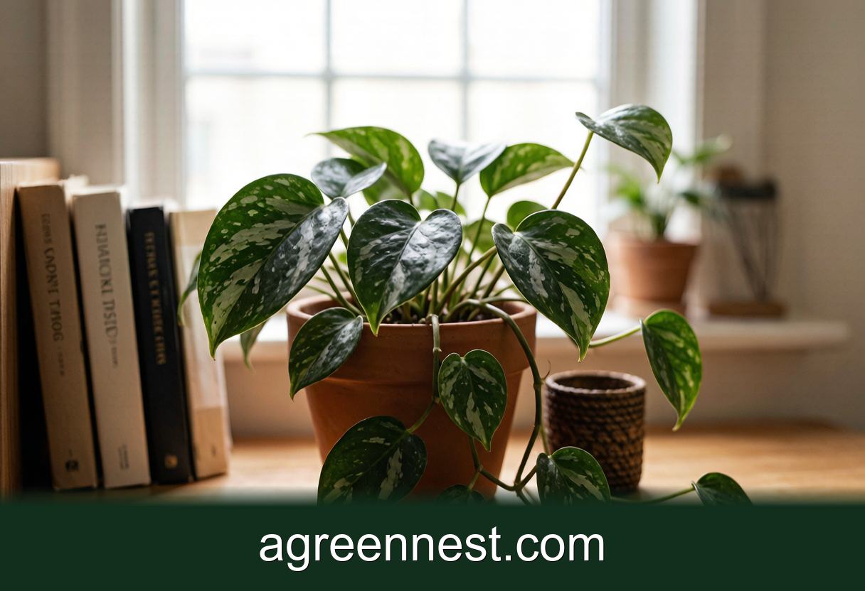 Low-Light Indoor Plants — Satin Pothos Care: Keep the Silver Shimmer Indoors