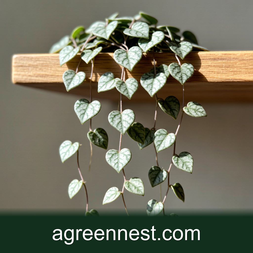 String of Hearts Care: The Trailing Ceropegia woodii