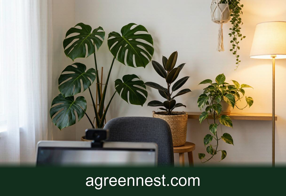 Plant Styling & Display — Styling Plants for Your Video Call Background