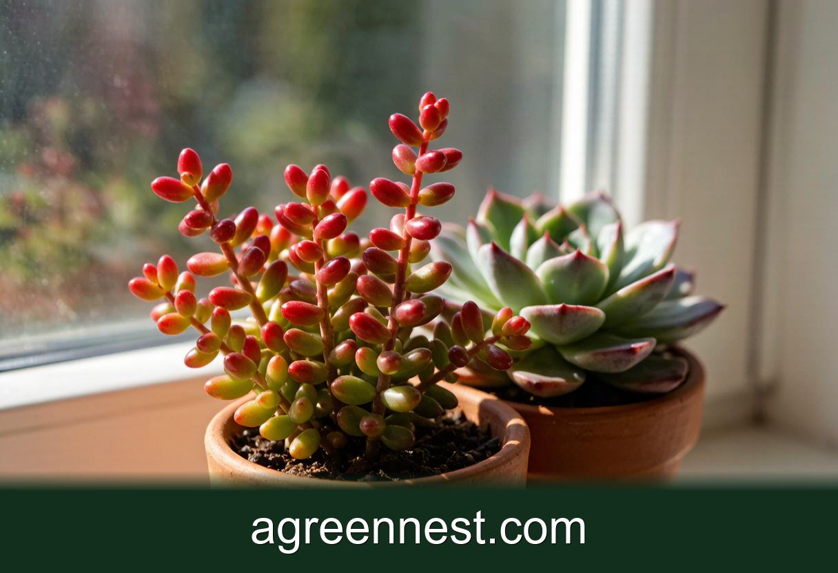 Succulent Care — Why Is My Succulent Turning Red? Stress Colour Explained