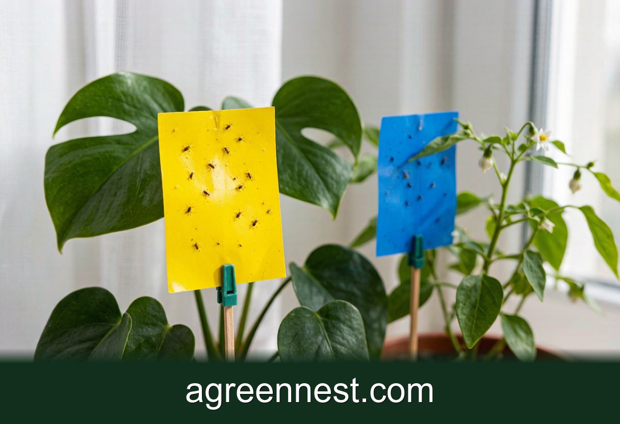 Plant Pests & Diseases — Yellow vs Blue Sticky Traps: I Counted for 6 Weeks